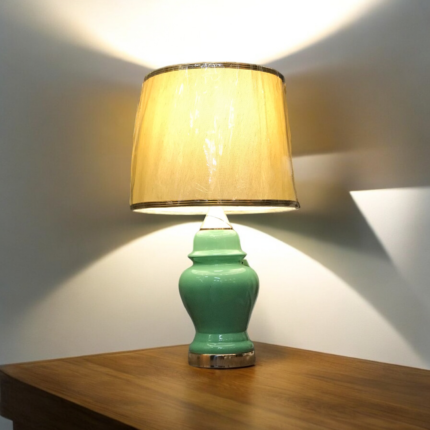 Mint-Green Chimney Lamp (Pair)